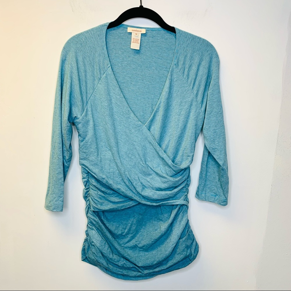 Sundance Vanessa Striped Wrap Top